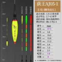 超醒目咬钩变色鱼漂高灵敏两目加粗电子浮漂日夜两用漂新款夜光漂 AJ05-1号(吃铅1.0克) (不变色款)1支