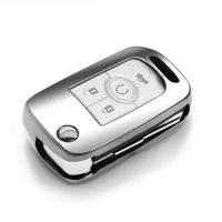 别克汽车钥匙套钥匙包凯越老款别克凯越钥匙包男女专用 凯越[铂金银]单壳(全包款)