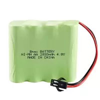 4.8V 2800mAH充电电池组遥控车变形车翻斗车高容量升级版电池配件 4.8V 2800mAh SM 接头