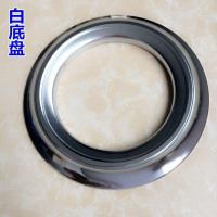 嵌入式煤气灶具配件分全铜火盖100高脚炉头通用燃气铜盖钢盘 钢盘