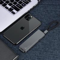 魔力盒数据线三合一手机快充一拖三充电器苹果安卓华为多功能通用 深空灰【三合一同时充/磁吸收纳/小巧便携/提速50%】