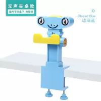 儿童视力保护器写字架防近视坐姿矫正器学生用小孩书写姿势纠正仪 无声夹桌蓝色