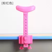 坐姿纠正器提醒小孩近视姿势器儿童学生用写字架书桌款写字矫正器 钢板经典款 粉红色