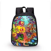 植物大战僵尸书包小学生12345年级男童减负防水双肩包幼儿园背包 小号(小班-中班) 植物僵尸01