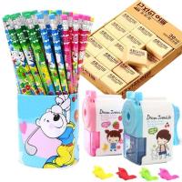 50支铅笔橡皮组合套装hb铅笔小学生无毒幼儿园专用铅笔批发一年级 [50支铅笔优惠套装]