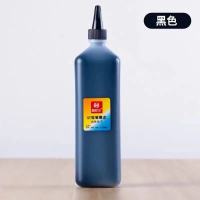 斯尼尔40色彩色油性记号笔墨水200ml马克笔海报POP水彩笔补充液 黑色