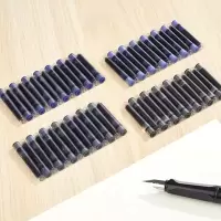墨囊墨水墨囊钢笔专用墨囊通用墨囊 蓝色 50支墨囊送一支钢笔