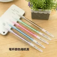 晨光文具BP-834小小圆珠笔学生用香味圆珠笔0.5mm细杆原子笔蓝色 书写蓝色10支