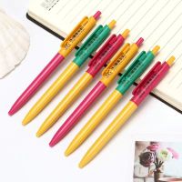 自由马851按动顺滑蓝色1.0MM特粗顺滑原子笔圆珠笔弹簧 蓝色笔10支