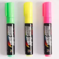 发光黑板电子荧光板专用笔led板彩色可擦荧光笔pop笔荧光广告牌笔 8MM荧光笔（3支装）