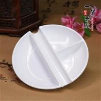 仿瓷笔搁调色盘初学者毛笔画画练习墨碟多功能毛笔架笔搁文房四宝 白色