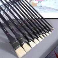 米娅MIYA黑骑士水粉笔11支套装初学者学生考试用丙烯水粉专业画笔