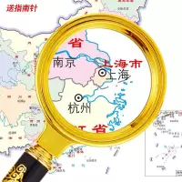 防爆放大镜老人看书10000倍高清800倍透镜高倍扩大镜特大老人儿童 灰色