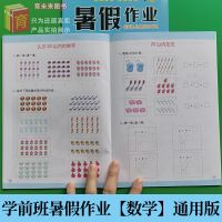 幼儿园书本 学前班暑假作业 幼小衔接一日一练大班数学练习册全套 [单本30页]学前班数学