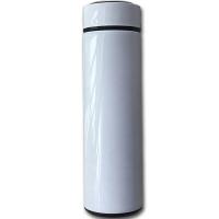 乐正绫洛天依言和墨姐龙牙周边水杯2233娘动漫二次元智能保温杯 无图白杯 500ML普通杯盖