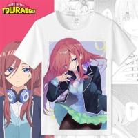 兔漫优品 五等分的花嫁衣服 三玖周边短袖二次元动漫T恤学生衫 6 S