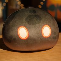 原神史莱姆抱枕毛绒玩具公仔靠垫游戏动漫周边团子挂件玩偶二次元 岩史莱姆 挂件10厘米