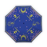 火影忍者动漫周边黑胶伞三折叠晴雨伞遮阳二次元鸣人夏季防晒 乱舞不带黑胶伞 小清新雨伞