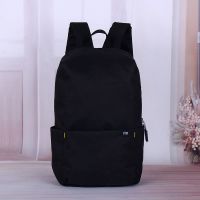 小米炫彩小背包男女双肩包旅行包超轻便旅游包登山包学生书包 黑色 10L