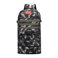 户外登山包双肩男女大容量旅行包徒步包迷彩背囊男70升防水 丛林迷彩[高60厘米]