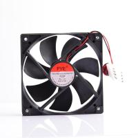 FYE台式机电脑机箱散热器风扇 12cm主机电源12V静音大4P端子 含油12025风扇