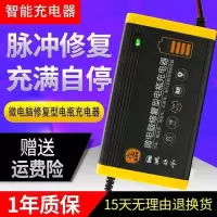 12V汽车小货车轿车摩托车电瓶充电器智能快速蓄电池通用充电机 12V2-100AH老款