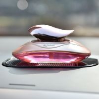 车载香水座汽车香薰用品持久淡香车内除味饰品高档古龙香水摆件男 [白玉兰]60ml香水座