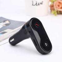 车充车载MP3播放器汽车蓝牙接收器免提电话点烟器音乐车载充电器 C8黑色