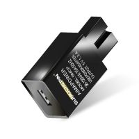 电动车手机充电器 48V60V72V96V转5V电瓶车通用转换usb车载插头 黑色款 单插头