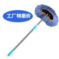 棉线洗车拖把长柄伸缩洗车刷子汽车清洁用品工具刷车刷子擦车拖把 棉线洗车刷[特惠款]