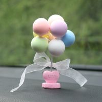 汽车临时停车牌挪车移车电话号码牌个性卡通创意可爱夜光隐藏摆件 绑带气球