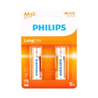 Philips飞利浦5号7号碳性电池五号七号玩具批发遥控器钟表电池 5号电池 2粒卡