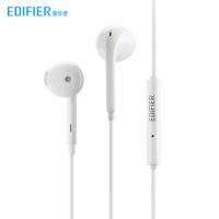 漫步者H180Plus有线控手机耳机入耳式耳麦重低音炮高音质带话筒 白色 官方标配