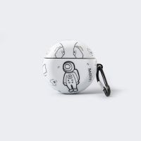 适用reebuds3耳机保护套华为三代无线蓝牙耳机套free buds3可爱 华为三代Freebuds3[白底宇航员]