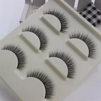 日系立体3D假睫毛超自然 裸妆逼真浓密纤长仿真眼睫毛120 三对装 3对装 单拍