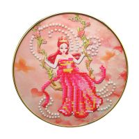 儿童钻石画手工DIY粘贴画小学生创意益智玩具女孩男孩制作满钻 XY001安柏公主