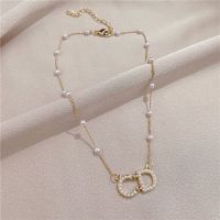 小香风双C项链夸张奢华气质个性高档水晶钻石长款毛衣链锁骨链女 6#(链长约38cm)