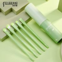 诗莎娜5支眼影刷套装软毛眼部晕染刷眉刷眼妆细节鼻影刷化妆刷子 小幸运5支眼影刷+刷桶