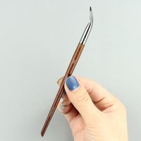 MUF原木260折角眼线刷精细眼影刷唇刷遮瑕刷化妆刷