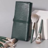 花样绿云14支化妆刷套装全套刷沧州散粉刷粉底刷便携收纳包超柔软 14支绿云刷+绿色包