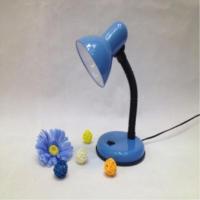 LED护眼台灯阅读学习工作宿舍卧室床头写字书桌创意插电视频补光 台灯 蓝色 无灯泡