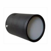 黑色白色led明装筒灯led明装射灯免开孔店铺背景墙展柜过道灯 黑色筒灯 5瓦正白光