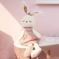 小兔子毛绒玩具布娃娃兔子公仔儿童玩具女孩抱枕生日礼物女生玩偶 粉色 50cm[关注店铺-秒发]