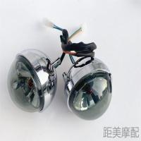 电动车小龟王灯具总成全套车灯前照明大灯 前后转向灯 后刹车尾灯 前转向灯(熏黑)