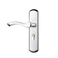 门锁卧室门把手房门锁室内门锁具家用木门老式锁通用型可调不锈钢 155固定孔距门把手[不含锁体锁芯]