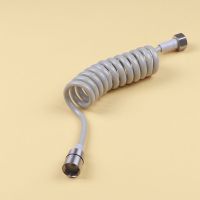 正304不锈钢弹簧管浴室热水器家用水管1.5 2米淋浴花洒进水软管 1.5米电话线管