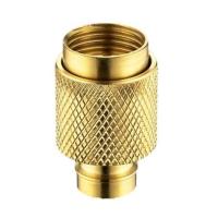 全铜家用水龙头万能转换接头洗衣机软管接头洗车水管快速接头神器 水管接头神器4分通用 1只装