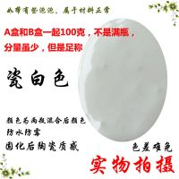 瓷砖修补剂陶瓷膏蹲便器裂缝修复胶马桶冻裂破损水箱盖开裂粘合剂 瓷白剂100克(A+B)