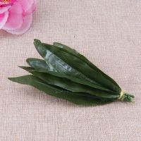 仿真百合叶丝网花制作材料diy手工制作玫瑰花搭配叶子 郁金香叶深绿 20片