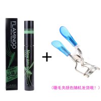 火烈鸟魔力纤长睫毛膏增长拉长浓密卷翘持久防水不晕染11ml 睫毛膏+睫毛夹